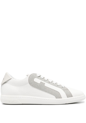 Furla Twist leather sneakers - White