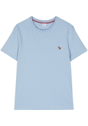 PS Paul Smith Zebra-appliqué cotton T-shirt - Blue