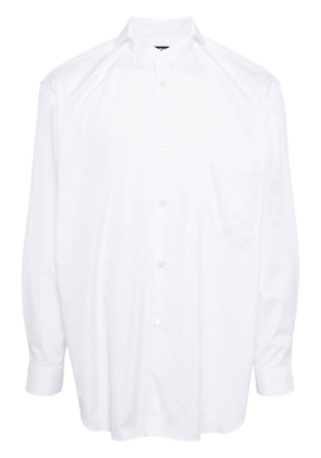 Black Comme Des Garçons cotton poplin shirt - White