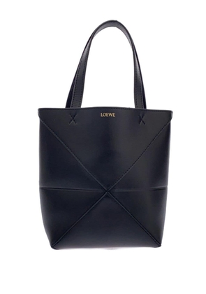 Loewe Pre-Owned 2023-2024 Mini Puzzle Fold Tote satchel - Black