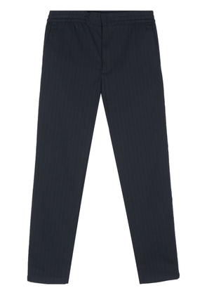 NN07 Foss pinstriped tapered trousers - Blue
