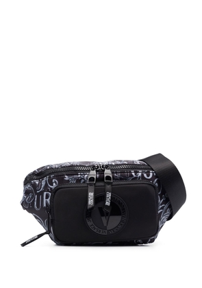Versace Jeans Couture logo-print belt bag - Black