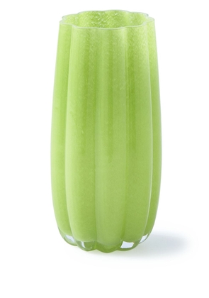 POLSPOTTEN Melon glass vase (13cm x 27cm) - Green