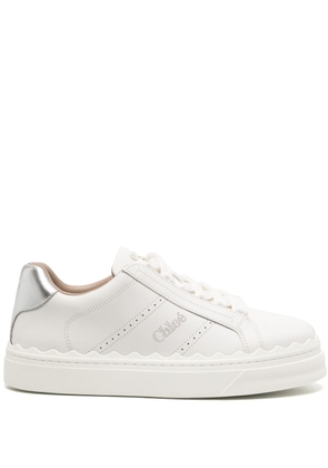 Chloé Lauren leather sneakers - White