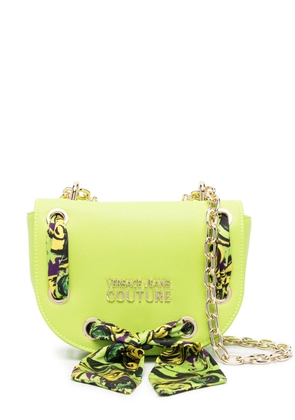 Versace Jeans Couture scarf-detail crossbody bag - Green