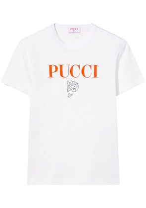 PUCCI logo-print cotton T-shirt - White