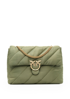 PINKO Love quilted shoulder bag - Green