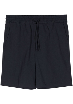 Lardini drawstring-waist track shorts - Blue
