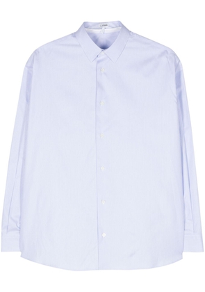 LOEWE double-layer striped shirt - Blue