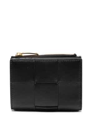 Bottega Veneta small Cassette leather wallet - Black