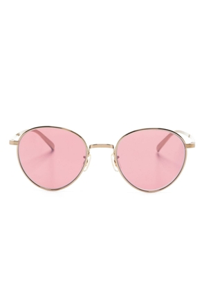Oliver Peoples Rhydian round-frame sunglasses - Gold