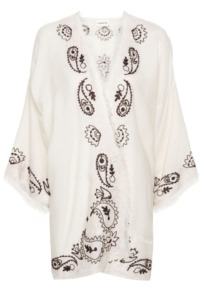 P.A.R.O.S.H. motif-embroidered cashmere jacket - Neutrals