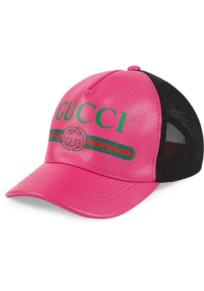 Gucci logo print baseball cap - Pink