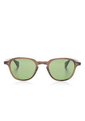 Garrett Leight Gilbert square-frame sunglasses - Green