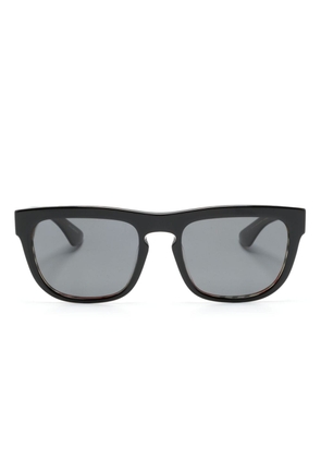 Burberry Eyewear Vintage-Check-detailing sqaure-frame sunglasses - Black