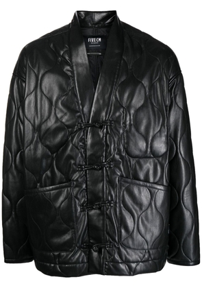 FIVE CM faux-leather jacket - Black
