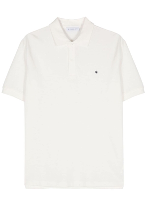 Manuel Ritz embroidered-logo polo shirt - White