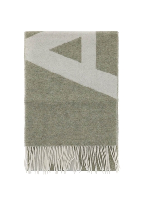 A.p.c. malo wool-blend scarf - OS Verde