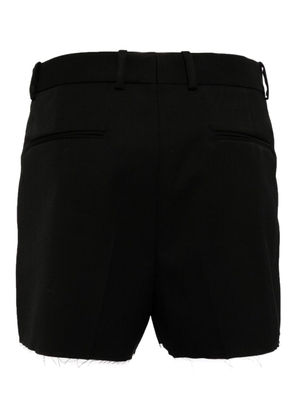 Botter pleated virgin-wool shorts - Black