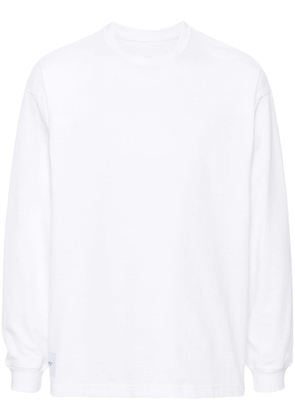 WTAPS long-sleeves cotton T-shirt - White