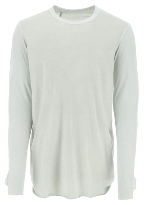 Boris bidjan saberi long-sleeved cotton t-shirt - L Neutro