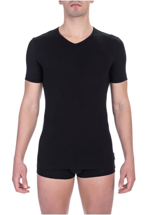 Bikkembergs Black Cotton T-Shirt - S
