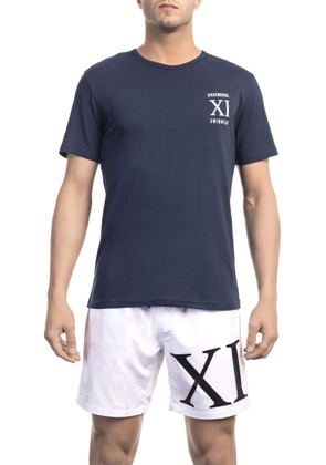 Bikkembergs Blue Cotton T-Shirt - S