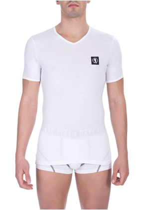 Bikkembergs White Cotton T-Shirt - XL