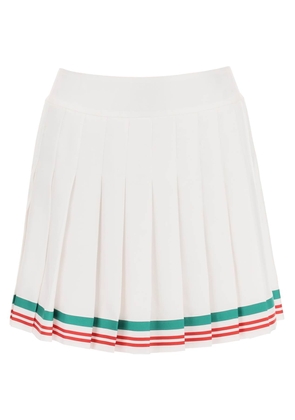 Casablanca casaway tennis mini skirt - 34 Bianco