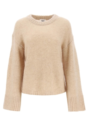 By malene birger 'cierra' sweater in wool and mohair - L Beige