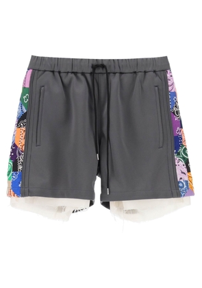 Children of the discordance jersey shorts with bandana bands - 1 Grigio