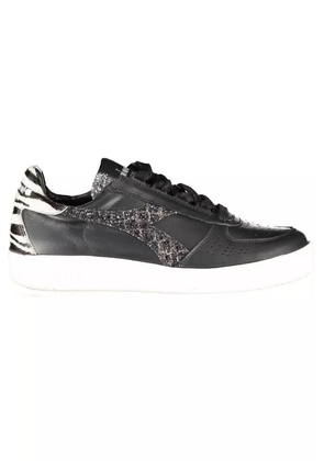 Diadora Black Fabric Sneaker - EU35.5/US5.5