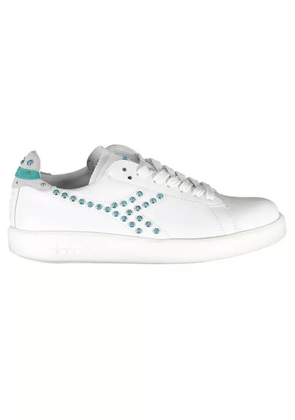 Diadora White Fabric Sneaker - EU36.5/US6.5