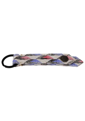 COSTUME NATIONAL C’N’C   Ring Branded Textile  Keychain