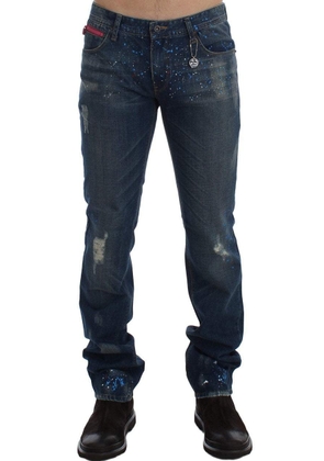 COSTUME NATIONAL C’N’C   Wash Paint Slim Fit Pants Jeans - W34