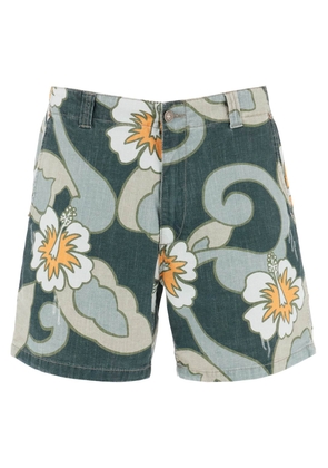 Erl floral print bermida shorts - L Multicolor