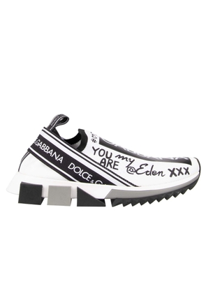 Dolce & Gabbana White Polyester Sneaker - EU35/US5
