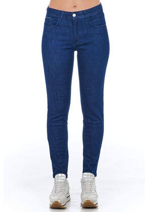 Frankie Morello Blue Cotton Jeans & Pant - W27