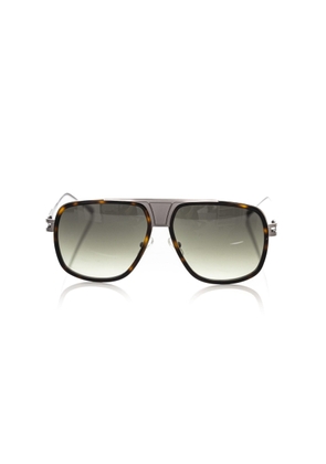 Frankie Morello Brown Metallic Fibre Sunglasses