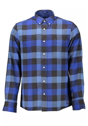 Gant Blue Cotton Shirt - S
