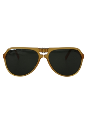 Dolce & Gabbana Yellow Acetate Black Lens Aviator DG4196 Sunglasses