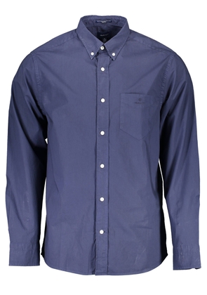 Gant Blue Cotton Shirt - S
