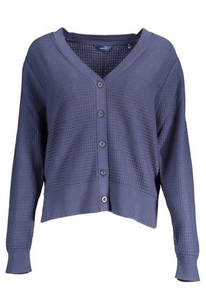 Gant Blue Cotton Sweater - S