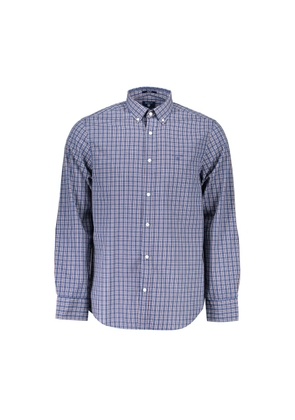Gant Elegant Purple Long Sleeve Button-Down Shirt - S