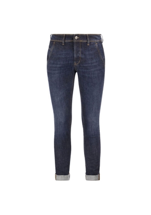 Dondup Blue Cotton Jeans & Pant - W30