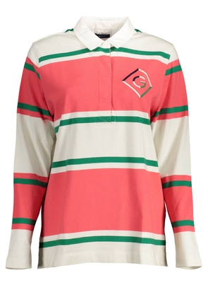 Gant Pink Cotton Polo Shirt - XS
