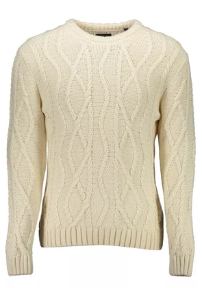 Gant White Cotton Sweater - XL