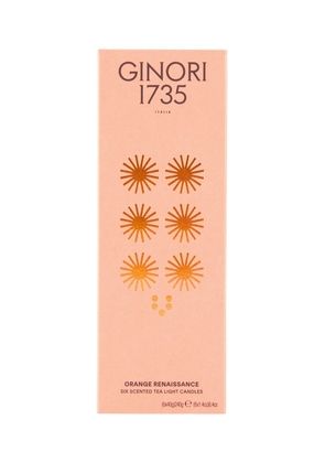 Ginori 1735 orange renaissance scented tea light candles refill - OS X