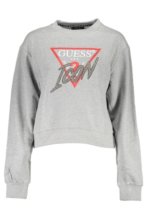 Guess Jeans Gray Cotton Sweater - XL