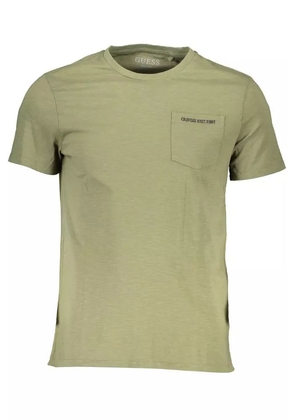 Guess Jeans Green Cotton T-Shirt - S